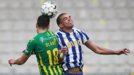 Olabe e Pepe no Tondela-FC Porto (Paulo Novais/LUSA)