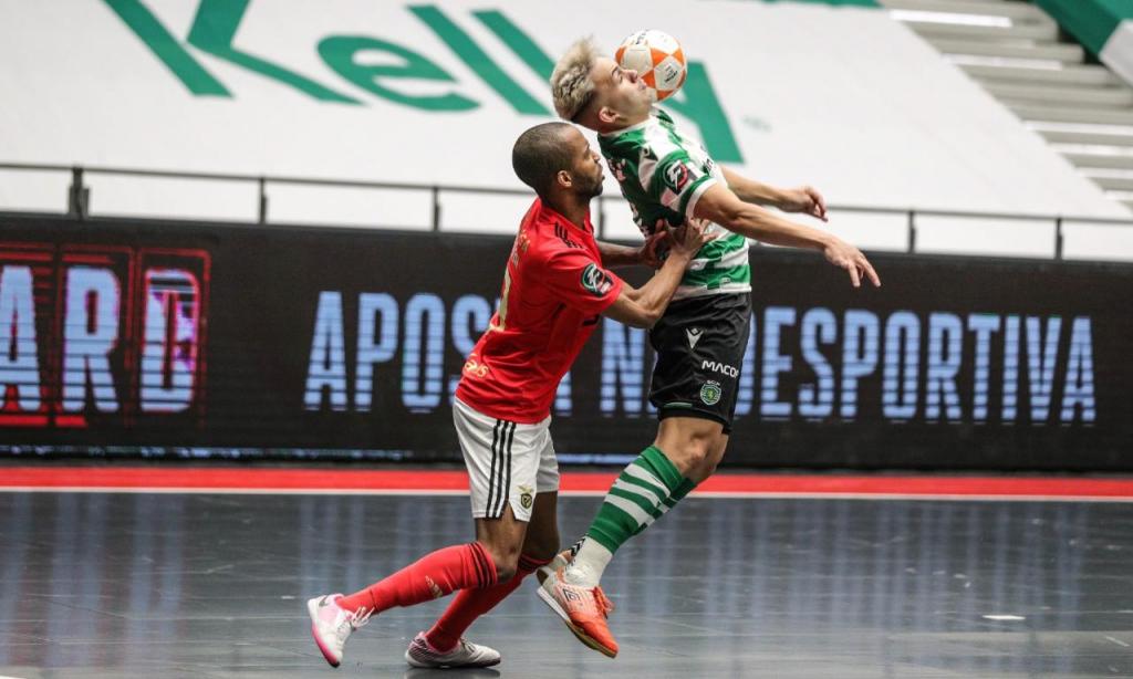Futsal AO VIVO: siga o jogo três da final entre Sporting e Benfica