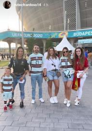 As famílias dos jogadores apoiaram a Seleção em Budapeste