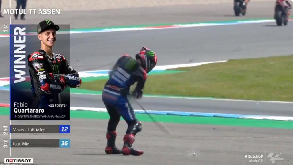 Miguel Oliveira termina Grande Prémio de Portugal de Moto GP em 5.º lugar.  Quartararo vence corrida