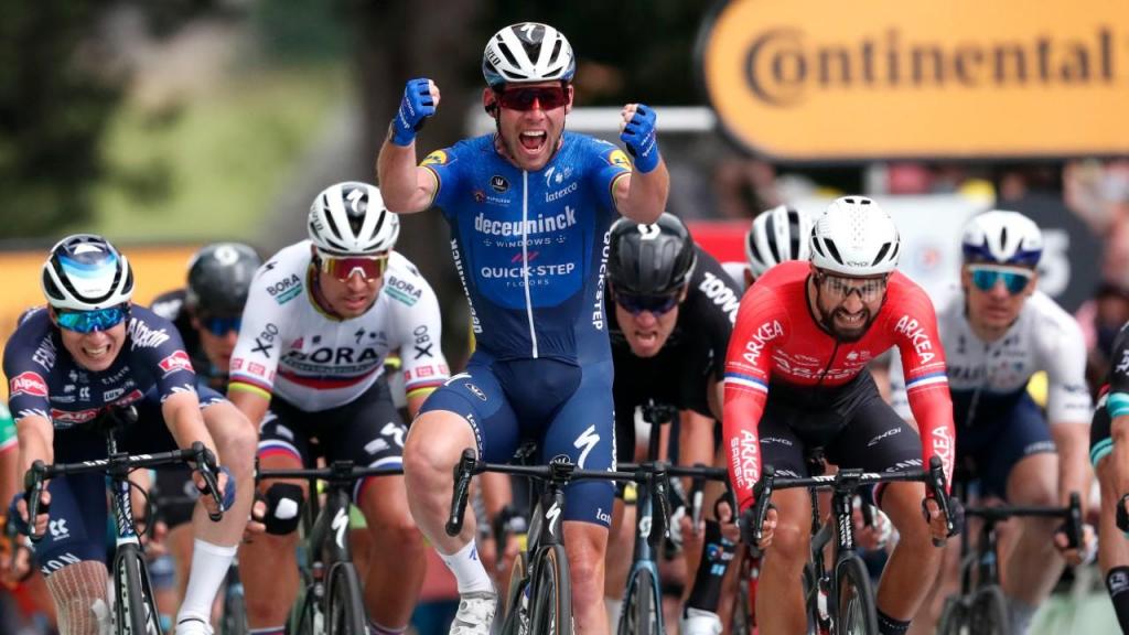 Mark Cavendish vence a quarta etapa do Tour (Guillaume Horcajuelo/AP)