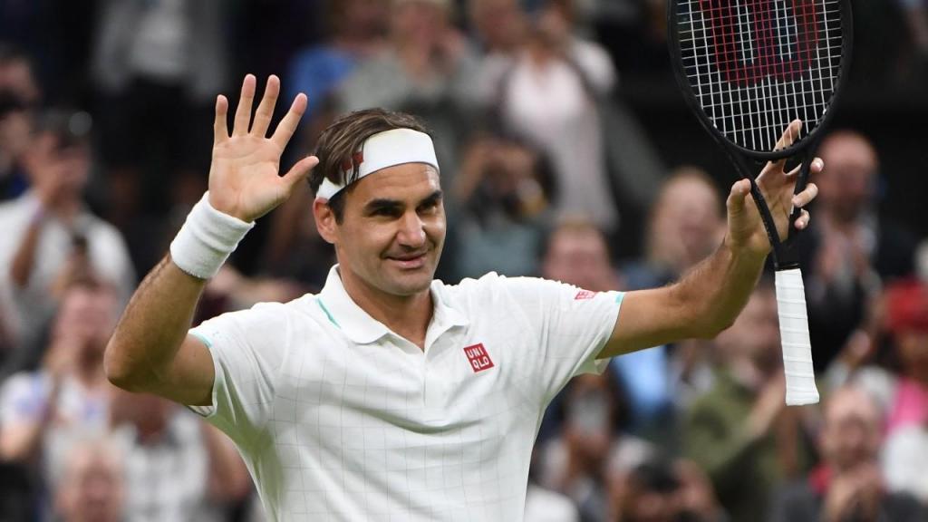 Roger Federer em Wimbledon 2021 (Neil Hall/EPA)