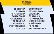 Calendário Liga 2021/22