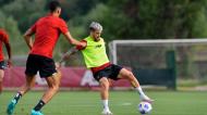 Primeiro treino da Roma com José Mourinho