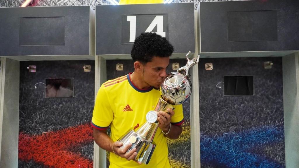 Luis Díaz recebe prémio de melhor marcador da Copa América (Federação Colombiana de Futebol)