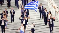 Grécia abriu parada das nações em Tóquio 2020 (Ritchie B. Tongo/EPA)