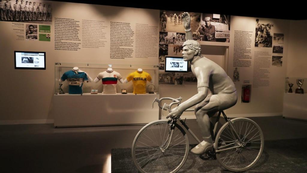 Interior do Museu do Ciclismo Joaquim Agostinho, inaugurado esta quinta-feira (Nuno Veiga/LUSA)
