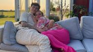 Victor Lindelof e Maja Nilsson esperam o segundo filho