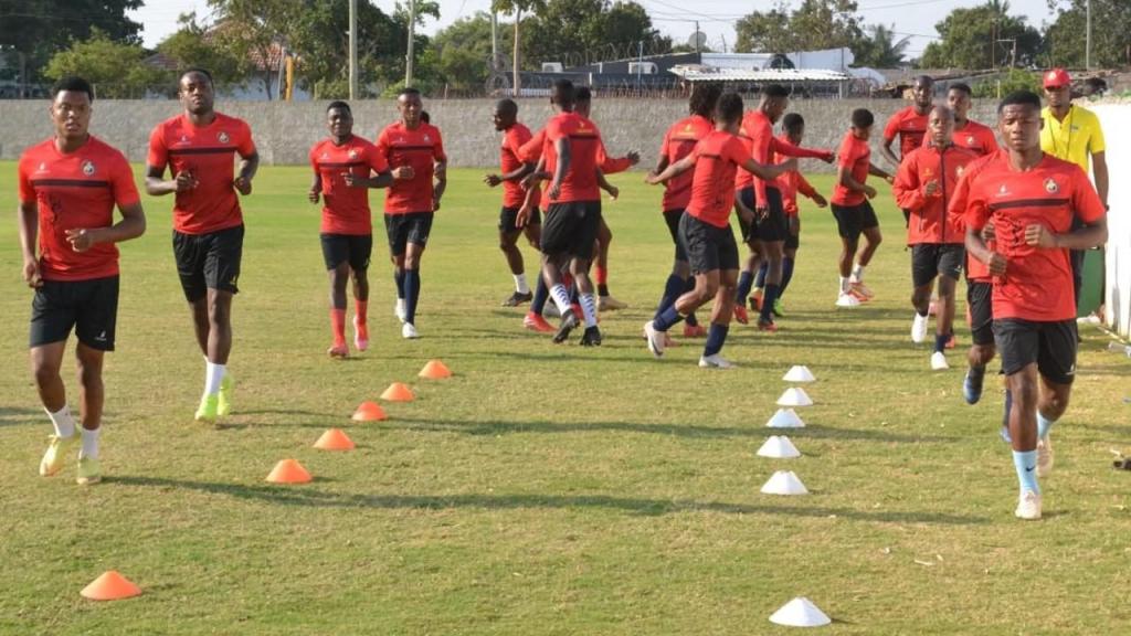 Seleção de Moçambique na preparação para o Mundial 2022 (Federação Moçambicana)