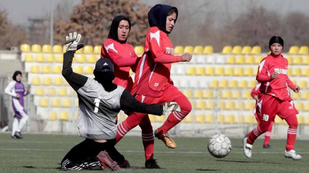 Jogadoras de futebol afegãs