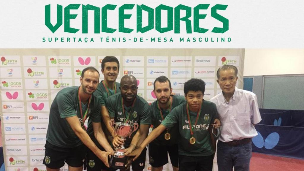 Sporting voltou a vencer a Supertaça de ténis de mesa