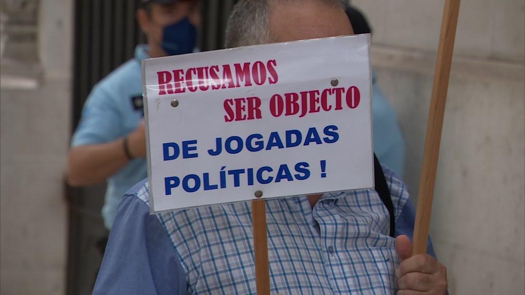 Lesados do BPP manifestam-se em Lisboa