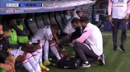 Alarmes soam em Paris: Mbappé sai lesionado no início da segunda parte