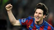 Lionel Messi (Barcelona 4-1 Arsenal, 06/04/2010; Barcelona 7-1 Leverkusen, 07/03/2012). Ante o Bayer, chegou mesmo aos cinco golos.