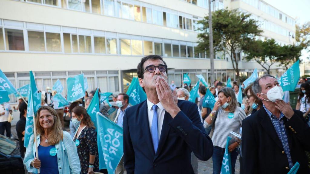 Rui Moreira em campanha na cidade do Porto