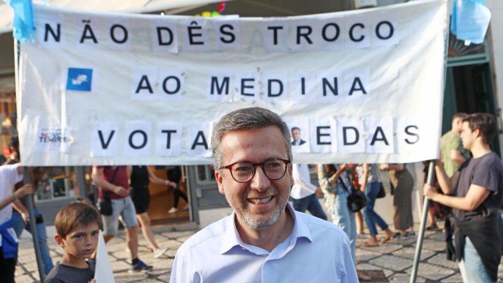 Autárquicas: última ação de campanha de Carlos Moedas em Lisboa