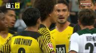 Dahoud é expulso (com veemência!) e deixa Dortmund com dez aos 40m