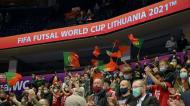 Mundial de futsal: adeptos no Espanha-Portugal (Twitter Portugal)