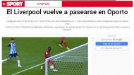 O que a imprensa internacional diz sobre a goleada do Liverpool ao FC Porto