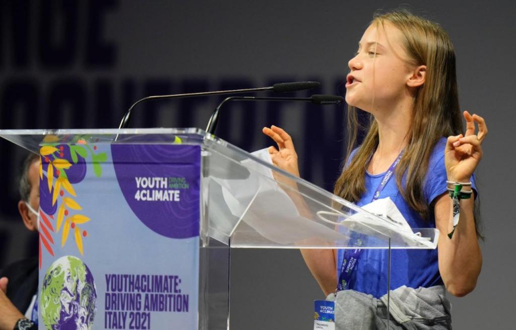Greta Thunberg na Youth4Climate