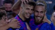 Sem deixar cair: como Piqué fez o primeiro golo do Barça nesta Champions