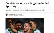 Sporting-Besiktas, 4-0: «Sarabia sai-se na goleada do Sporting» [As]
