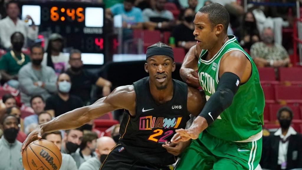 Miami Heat-Boston Celtics (AP Photo/Marta Lavandier)