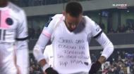 Neymar marca em Bordéus e dedica o golo a Marília Mendonça