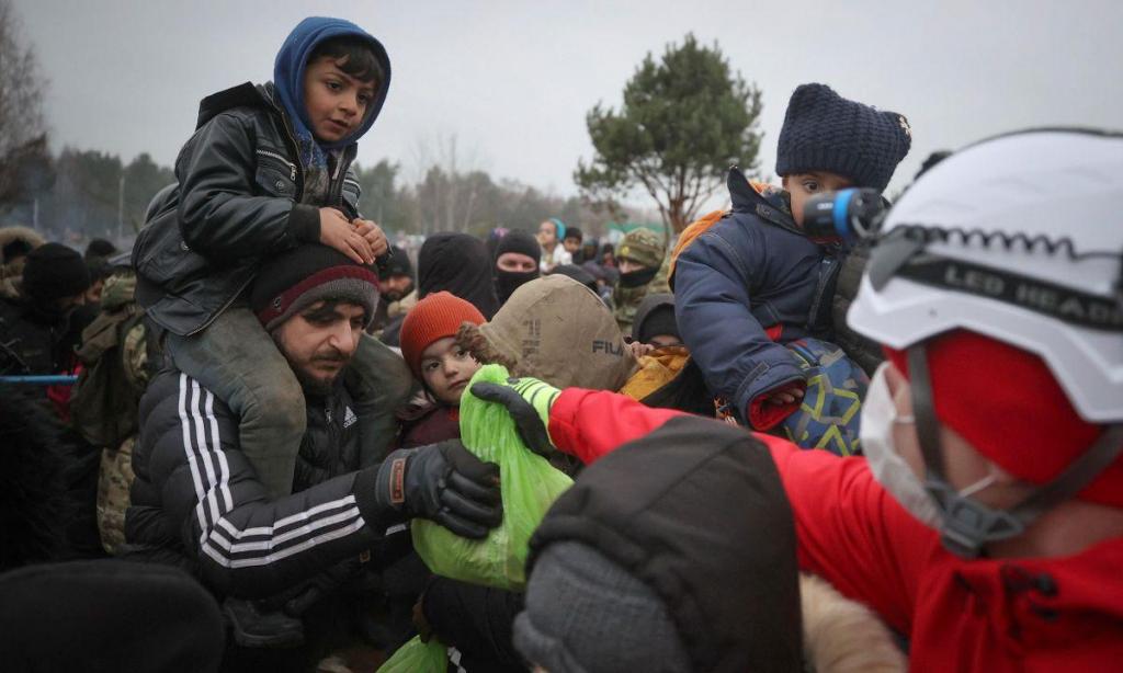 Crise migratória na fronteira da Polónia com a Bielorrússia (ASSOCIATED PRESS)