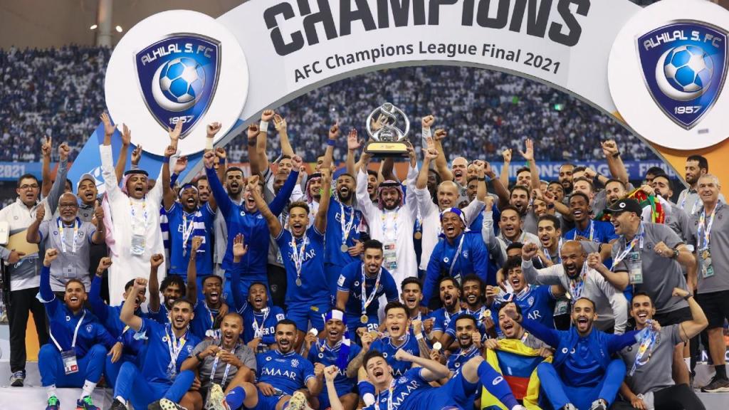 A festa do Al Hilal de Leonardo Jardim pela Liga dos Campeões asiática (Al Hilal)