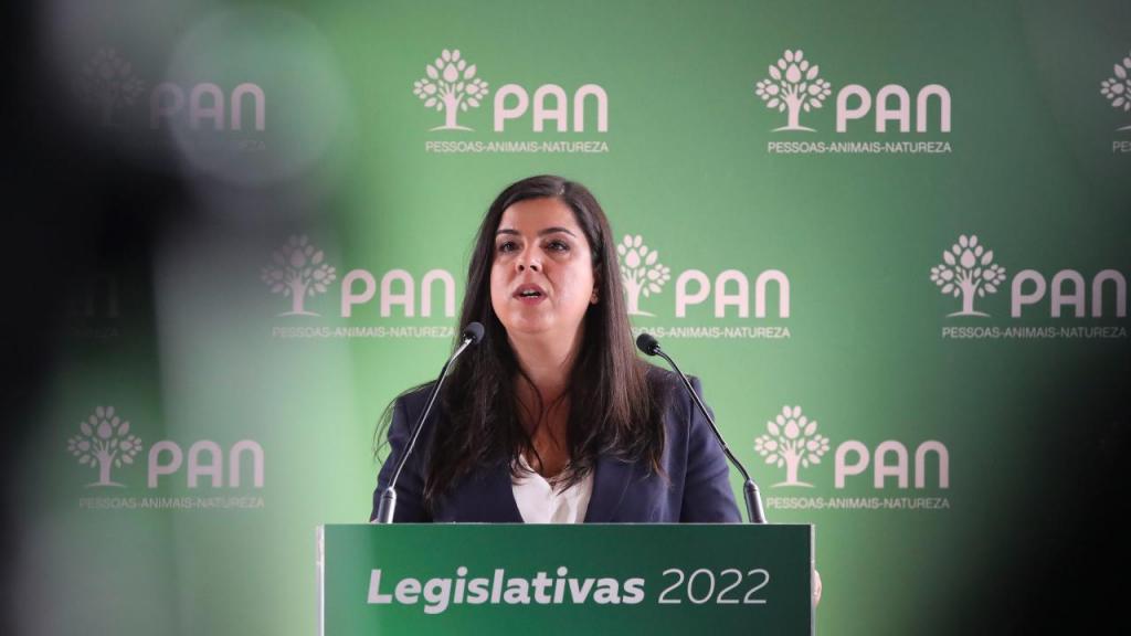 Inês Sousa Real, porta-voz da Comissão Política do Partido Pessoas-Animais-Natureza (PAN)