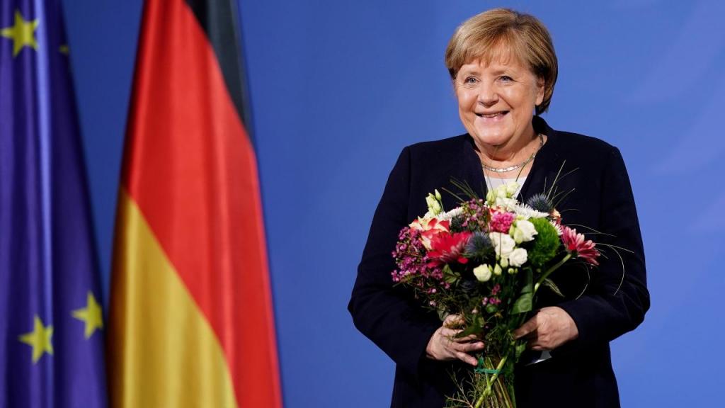 Angela Merkel (EPA/CLEMENS BILAN)