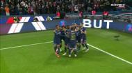 Até houve direito a «champanhe»: Mbappé faz o 1-0 frente ao Mónaco