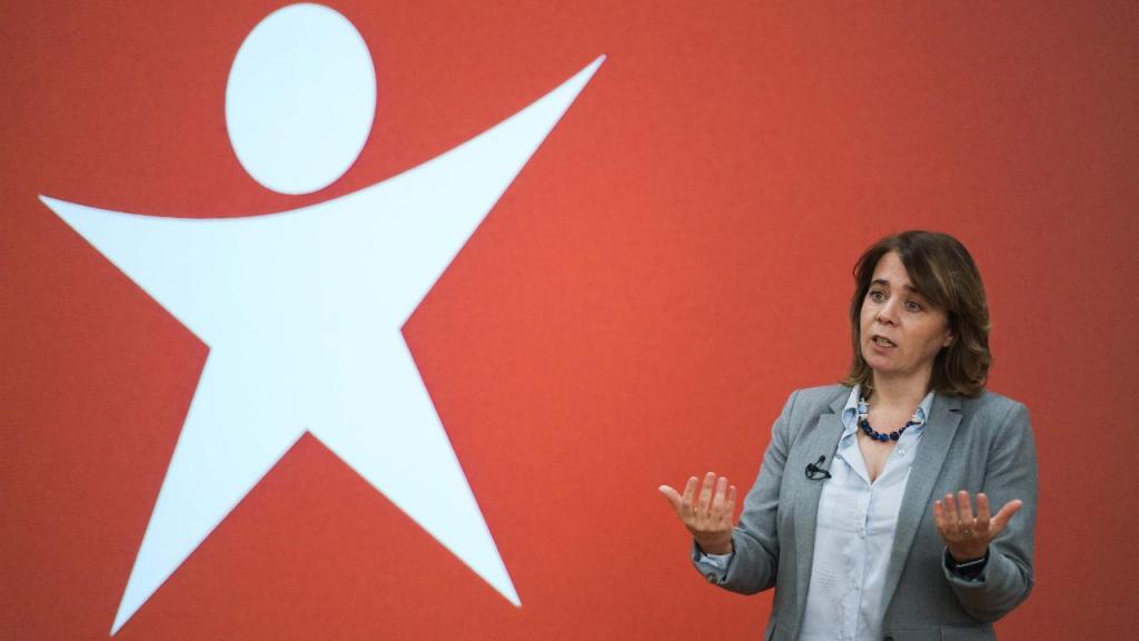 Coordenadora do Bloco de Esquerda (BE), Catarina Martins