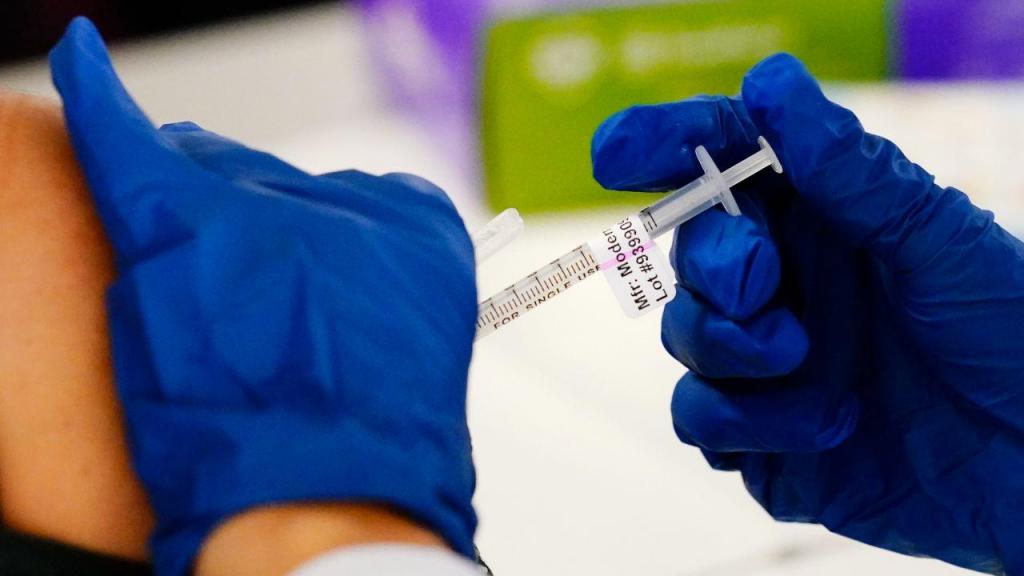 Vacina contra a covid-19. Foto: AP