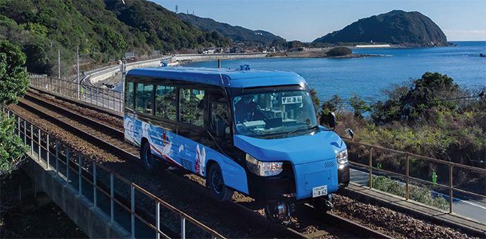 DMV, autocarro-comboio no japão