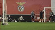 Treino do Benfica com Nélson Veríssimo e Pizzi (DR SL Benfica)