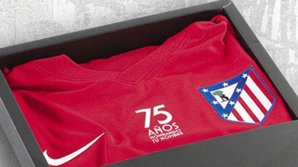 Atlético Madrid vai estrear camisola que assinala os 75 anos do clube
