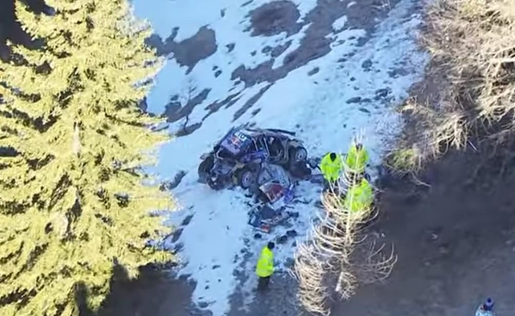 Acidente de Andrien Fourmaux em Monte Carlo (captura YouTube WRC)