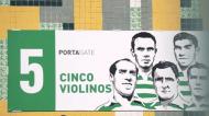 Sporting inaugurou porta Cinco Violinos no Estádio de Alvalade