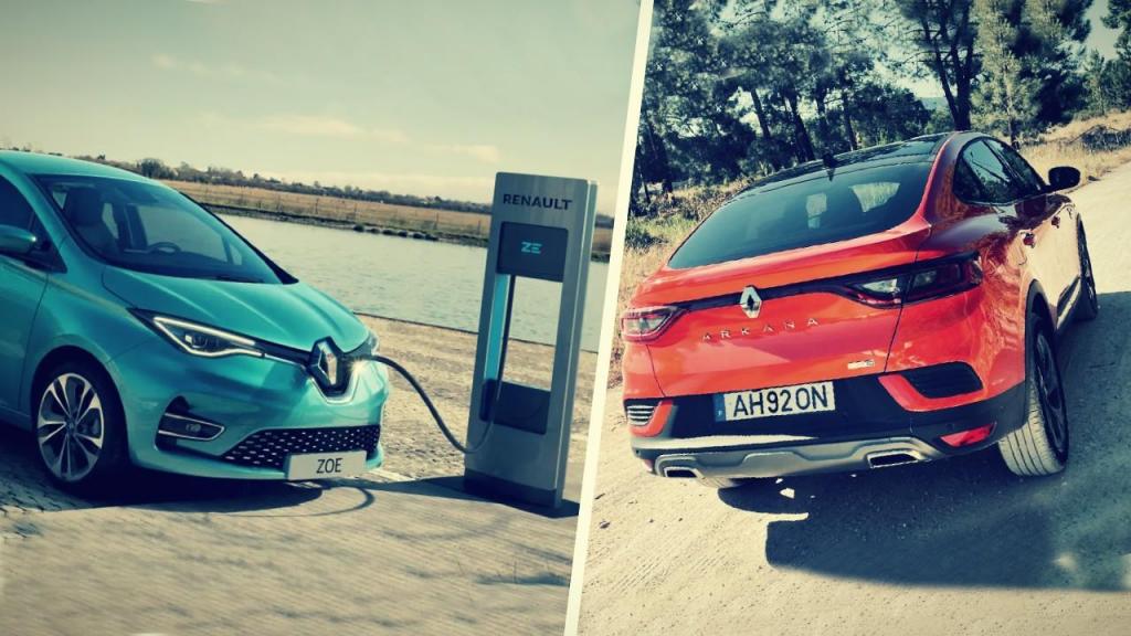 Vendas Renault na Europa (Zoe e Arkana na imagem)