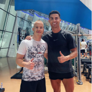 Cristiano Ronaldo de férias no Dubai (instagram)