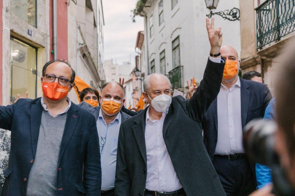 Rui Rio em campanha em Leiria (PSD)