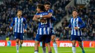 Evanilson celebra no FC Porto-Marítimo