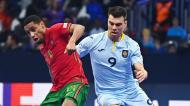 Futsal: Pauleta e Sergio Lozano no Portugal-Espanha (UEFA Futsal/Twitter)