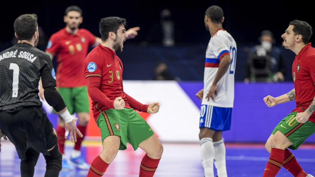 Portugal-Rússia na final do Euro2022 em futsal (Gerrit van Keulen/EPA)
