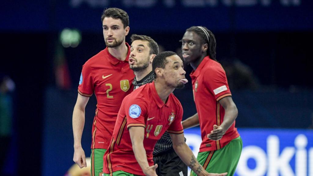 Portugal-Rússia na final do Euro2022 em futsal (Gerrit van Keulen/EPA)
