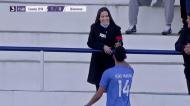 Liga 3: João Magno marcou golaço e foi oferecer rosa à namorada na bancada (Canal 11)