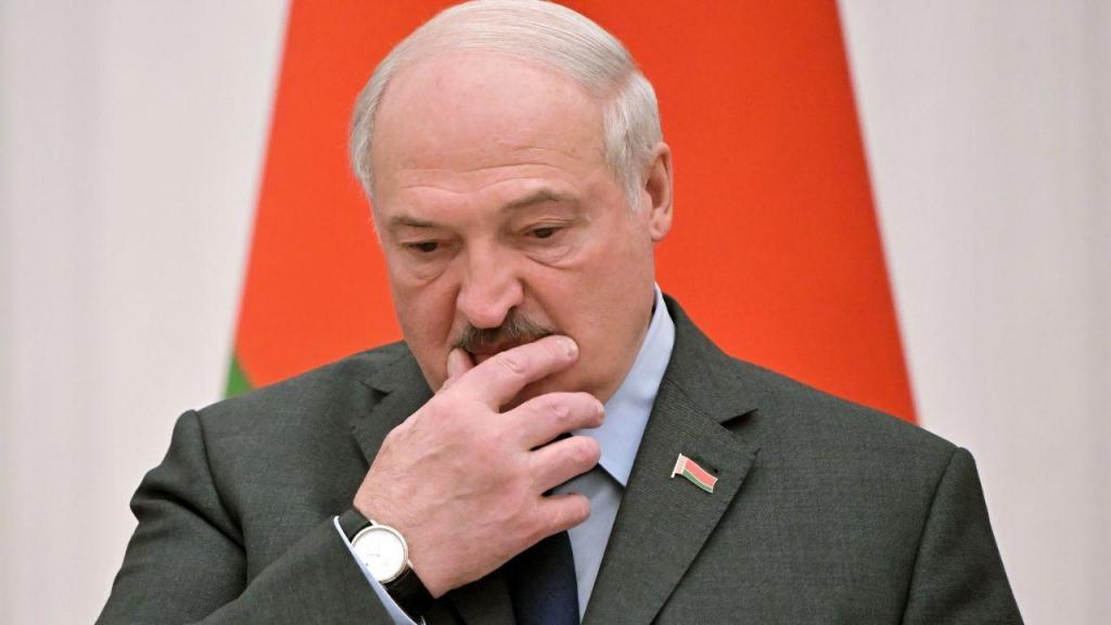 Presidente da Bielorrúsia, Alexander Lukashenko (Sergei Guneyev, Sputnik, Kremlin/AP)