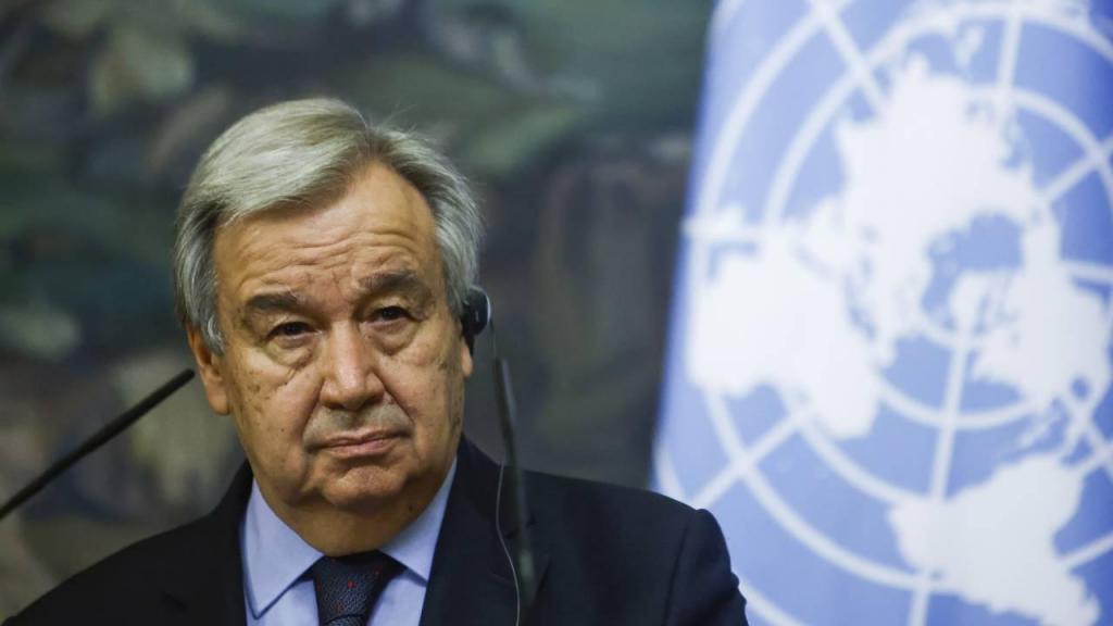 António Guterres, secretário-geral ONU (Maxim Shemetov, Pool via AP)